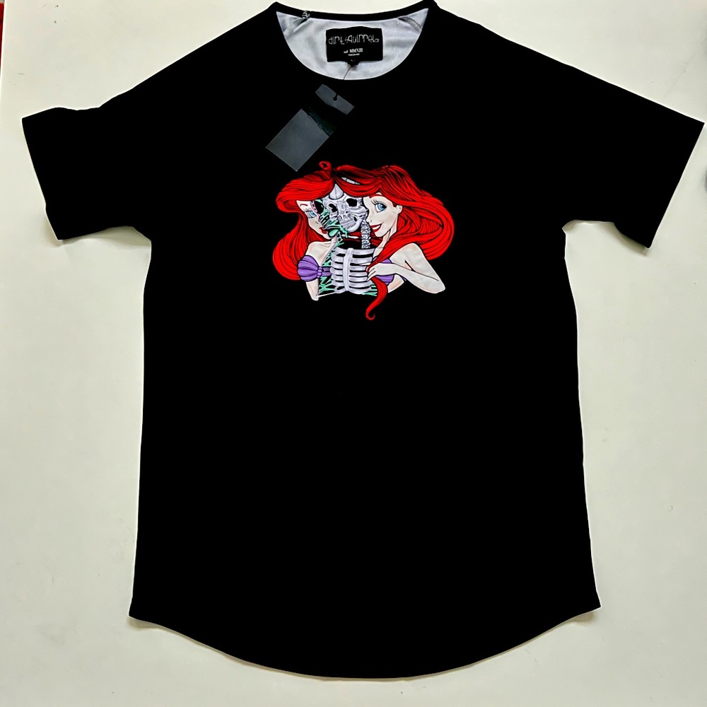 Dirt Squirrel Disney The Little Mermaid Skeleton Ariel Active Shirt